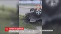 В Киеве пьяный водитель спровоцировал ДТП, в котором пострадали женщина с ребенком