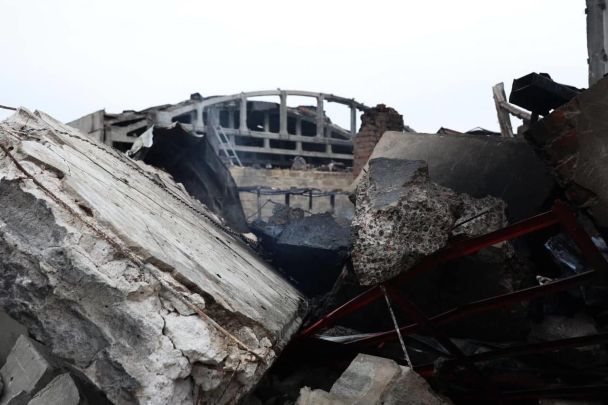 Последствия атаки в Киевской области 13 ноября/Фото: Киевская ОВА