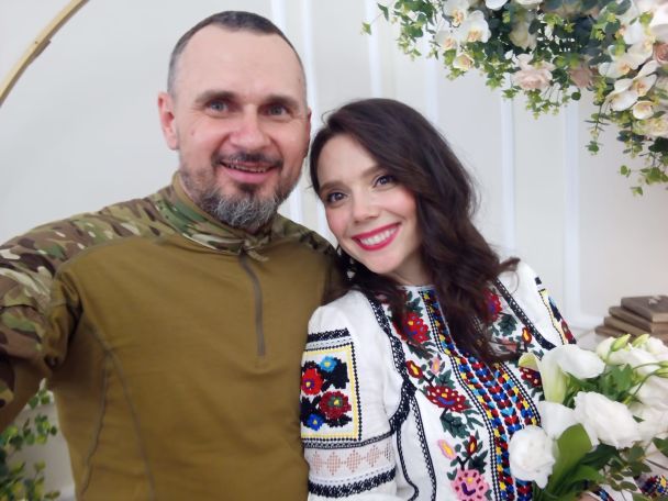 Олег Сенцов и Вероника Вельч / © Олег Сенцов / Facebook