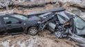 У Києві за ніч у будівельний котлован влетіли дві автівки, є травмовані