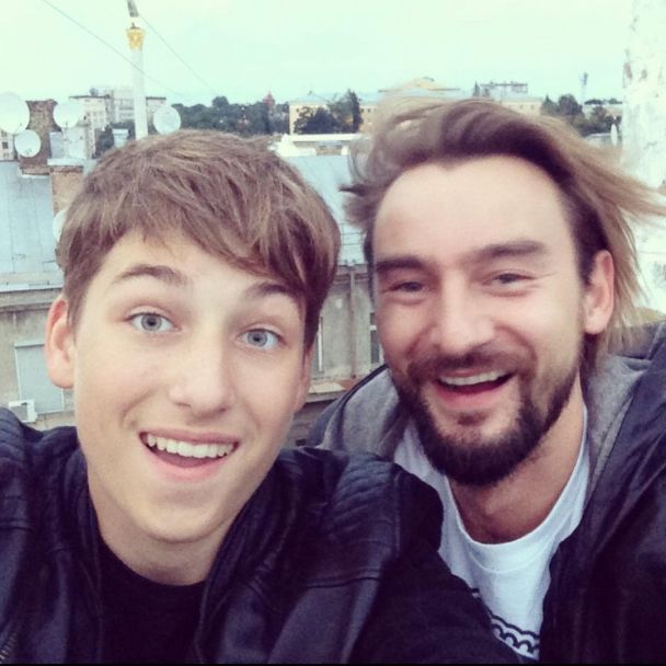 Алан Бадоєв з сином / © instagram.com/alanbadoev