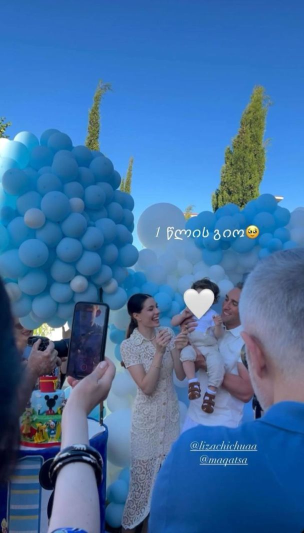 Иракли Макацария с женой и сыном / © instagram.com/maqatsa