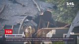 Новини світу: в американському штаті сосна впала на будинок і практично розрізала його навпіл