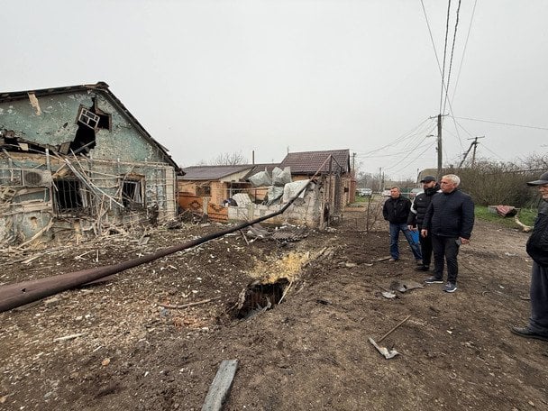 Наслідки атаки на Чорноморськ. Фото: Василь Гуляєв.