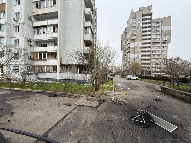 Наслідки атаки на Чорноморськ. Фото: Василь Гуляєв.