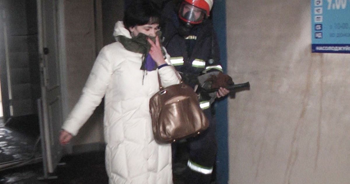 пожежа у ТЦ_9 / © Главное управление ГСЧС Украины в Хмельницкой области