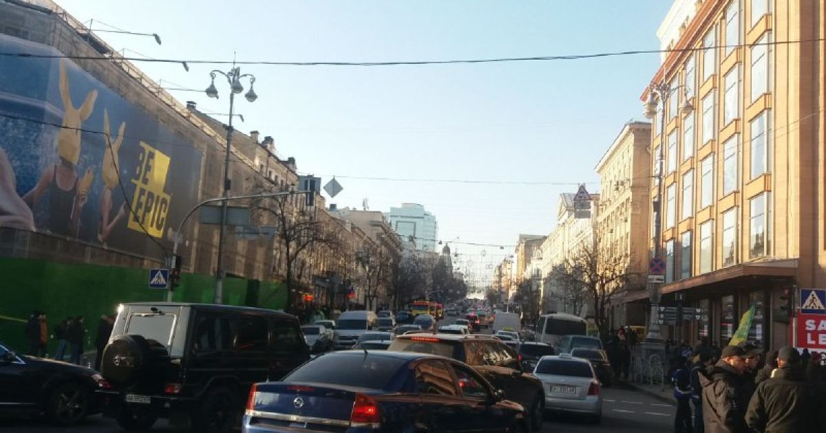 перекриття Хрещатика в Києві_1 / © comments.ua