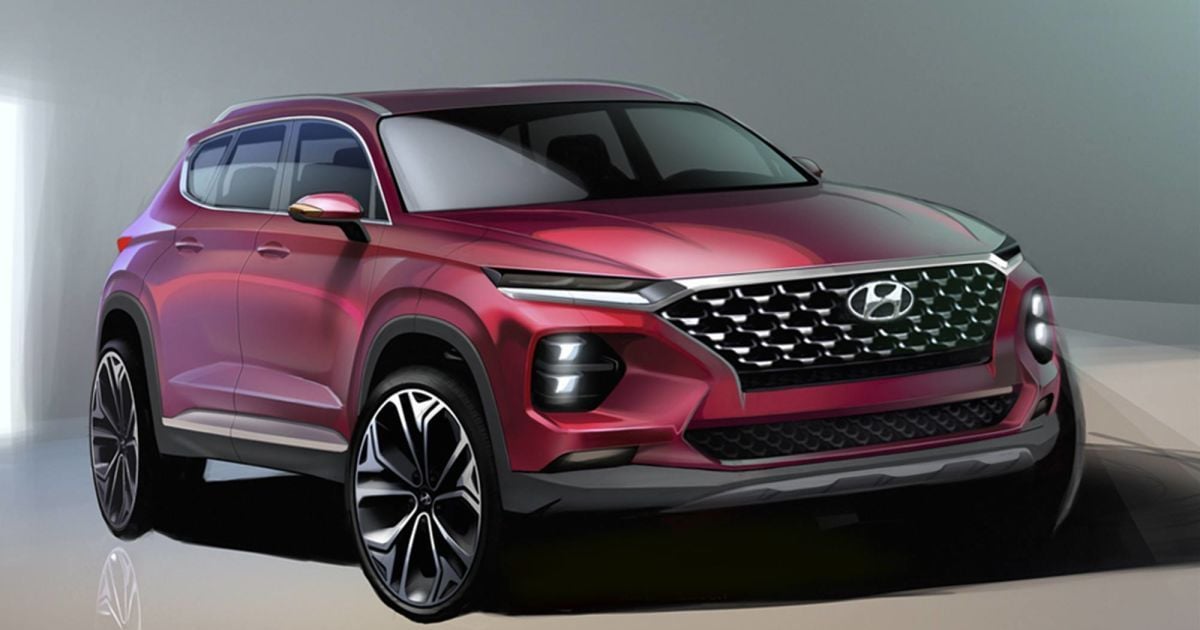 Hyundai показал впечатляющие изображения нового Santa Fe 
