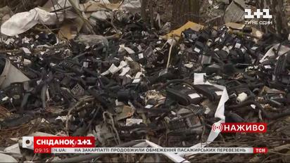 В Київській області знайшли ціле звалище старої оргтехніки