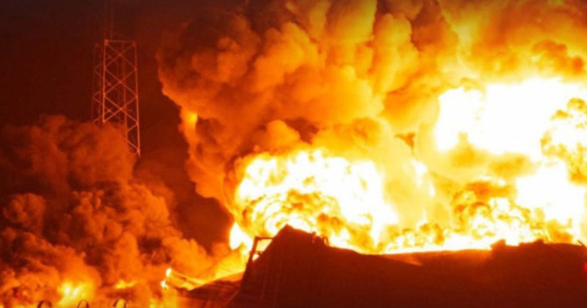 Удар по объекту "Нефтегаза"