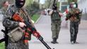 Боевики активно убегают