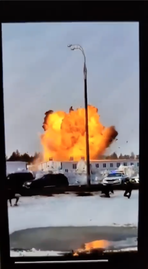 Атака по заводу "Шахедів" у Татарстані 2 квітня / Скриншот з відео