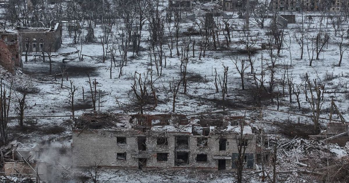Разрушения в Торецке/Фото libkos