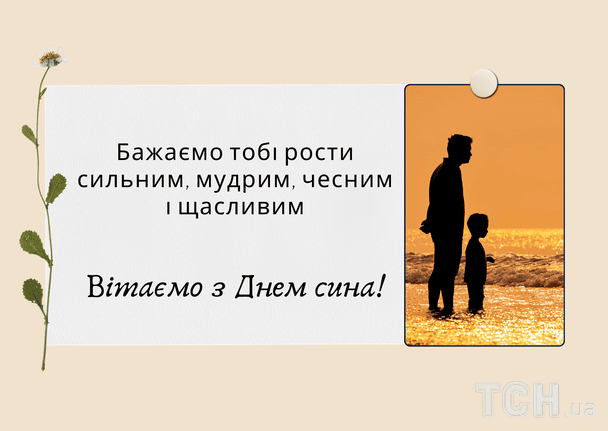 Привітання з Днем сина / © ТСН