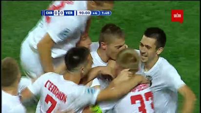 Черноморец - Верес - 0:1. Видео гола Адамюка