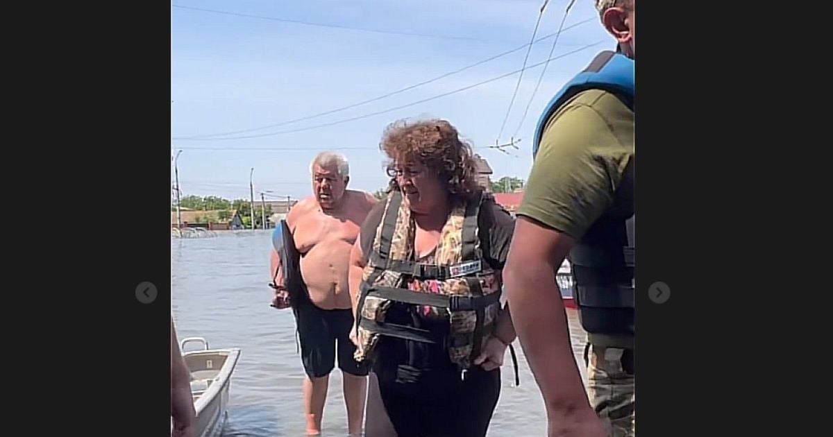 Мешканка Херсона емоційно відреагувала на затоплення міста після підриву Каховської ГЕС