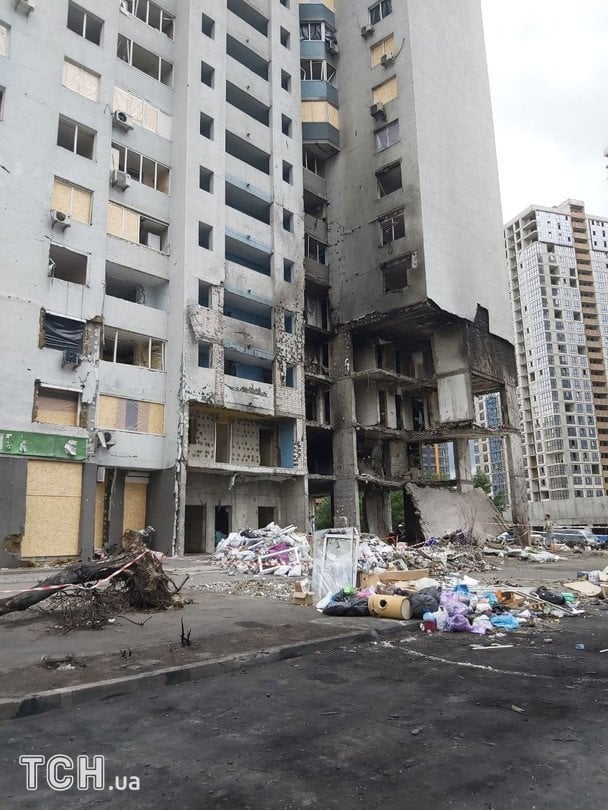 Пострадавший дом на Урловской