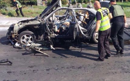 Унаслідок вибуху авто полковника ГУР у Києві постраждало двоє перехожих