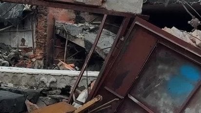 В Сети показали место попадания "Орешником" по Белой Церкви