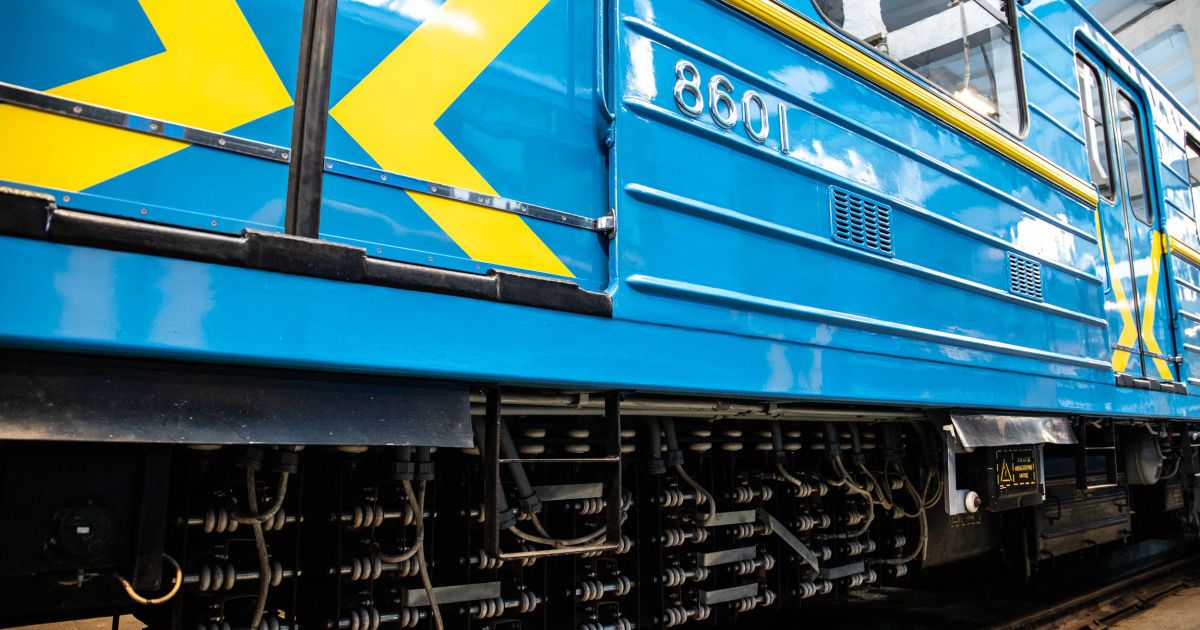 перший поїзд модернізований Київський метрополітен_2 / © КГГА