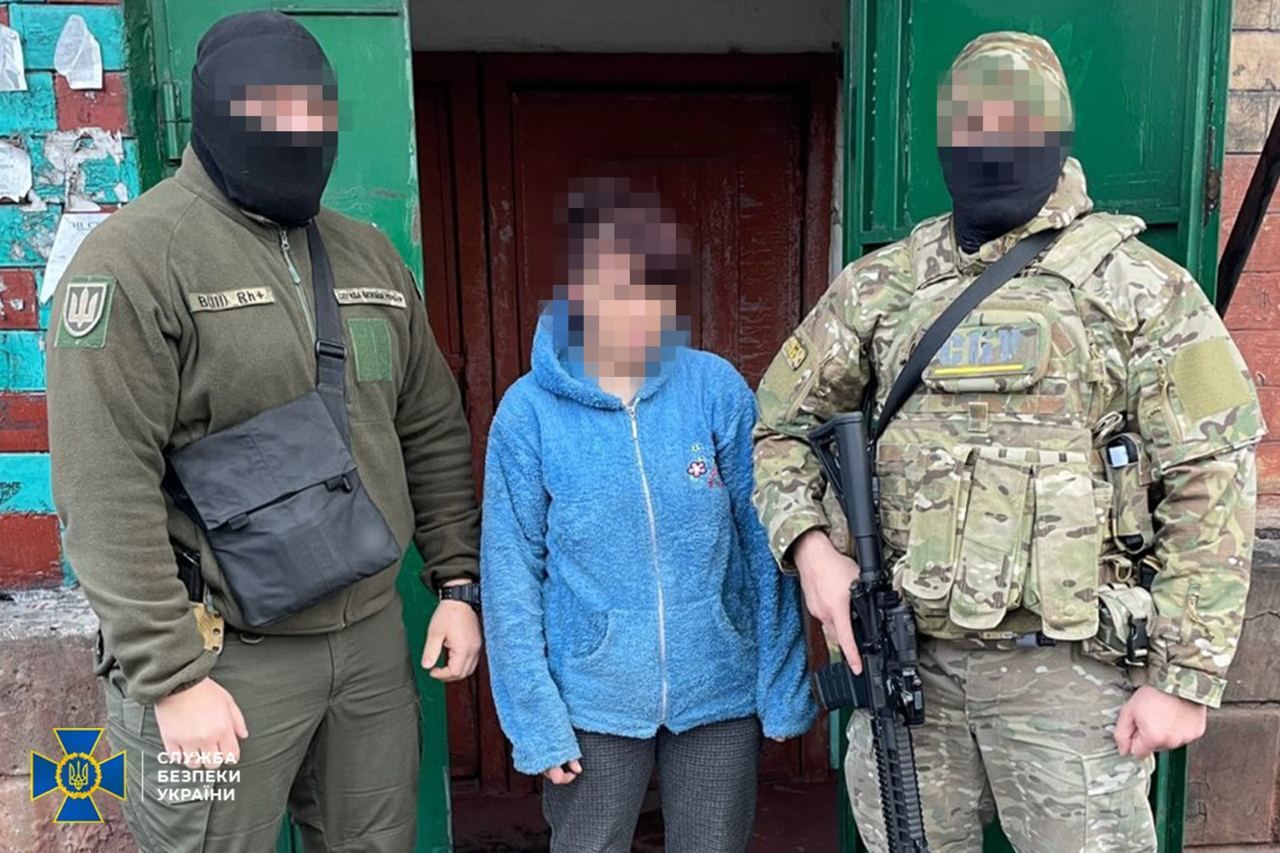 СБУ затримала російську агентку. / © СБУ