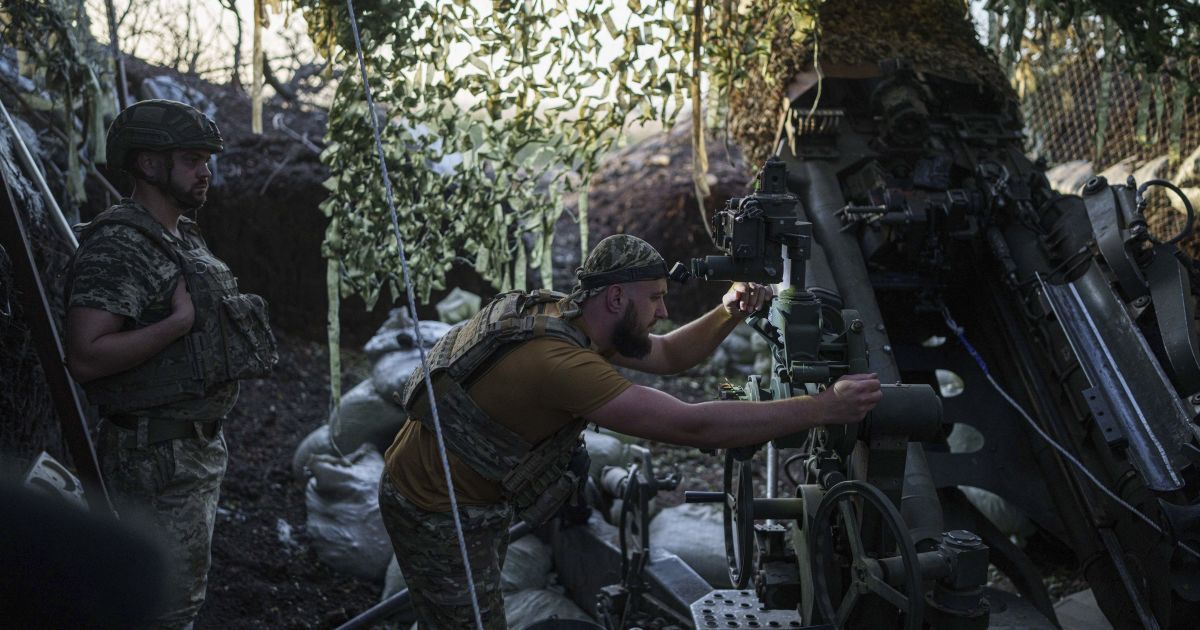 Украинские военные в Донецкой области