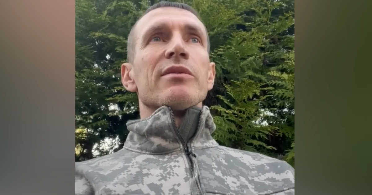 Військовий з позивним "Киянин" записав емоційне відео