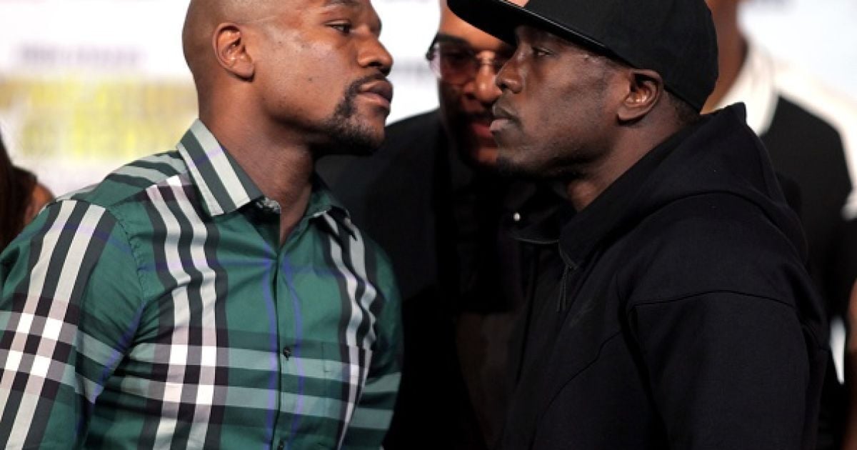 Пресс-конференция перед поединком Мейвезер - Берто