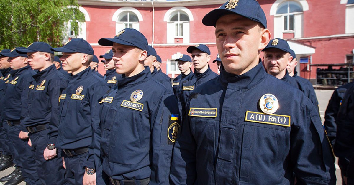 Нацгвардию переодели в новую форму перед Евровидением