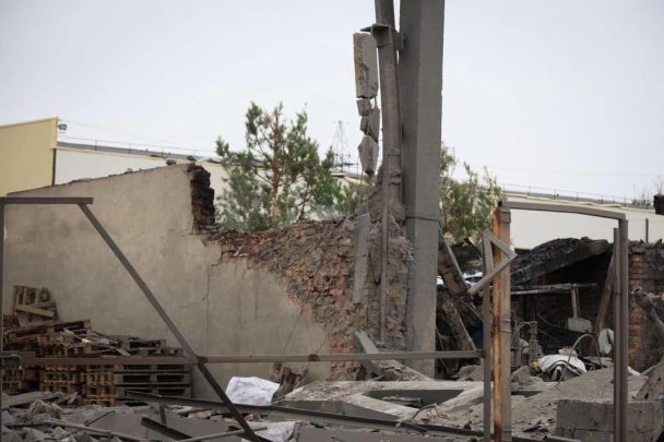 Последствия атаки в Киевской области 13 ноября/Фото: Киевская ОВА