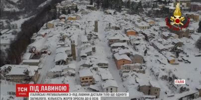 Знову зросла кількість загиблих внаслідок сходження лавини у Італії