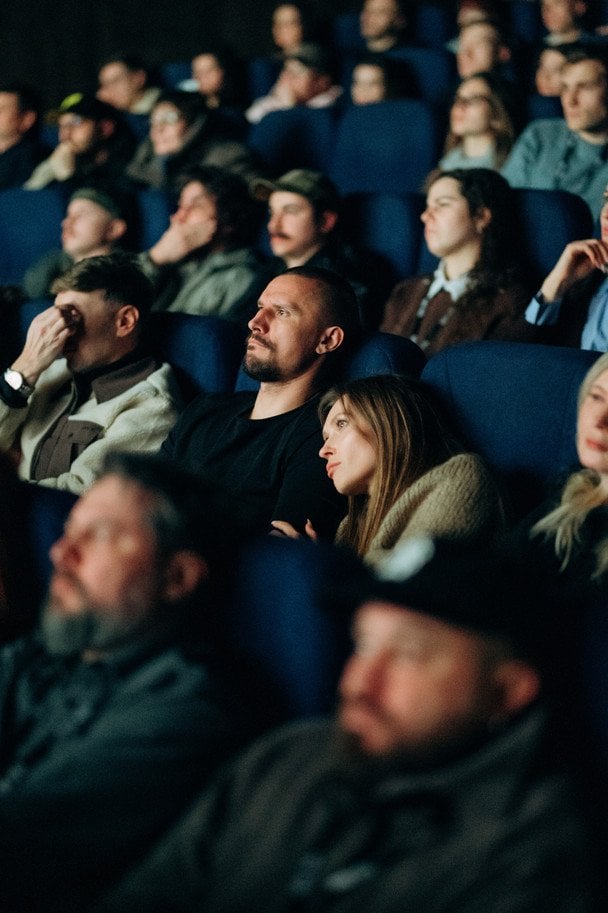 Тарас Цимбалюк та Олена Світлицька на показі серіалу "Тиха Нава"