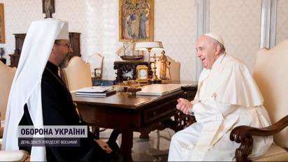 Папі Римському привезли частину міни з Ірпеня, як доказ "гуманізму росіян"