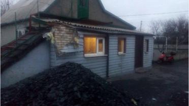 обстріл мар'їнки_1 / © Facebook/Жебрівській
