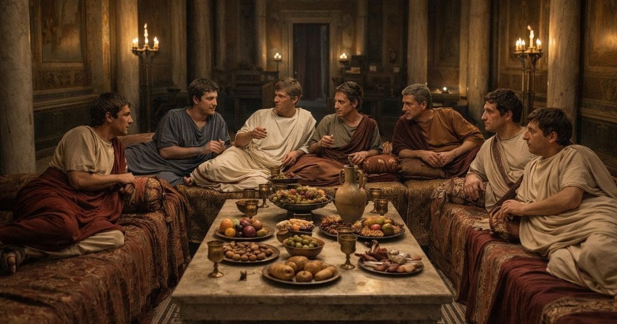 Чому римляни їли лежачи