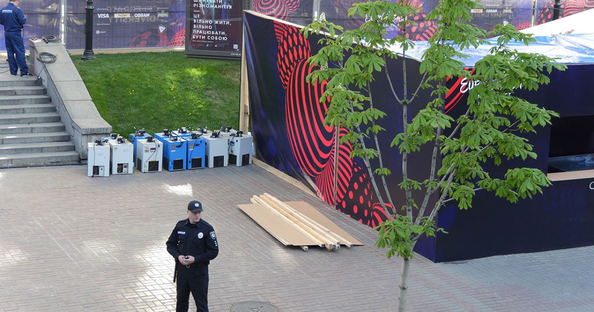 підготовка до відкриття фан-зони Євробачення_5 / © ТСН.ua