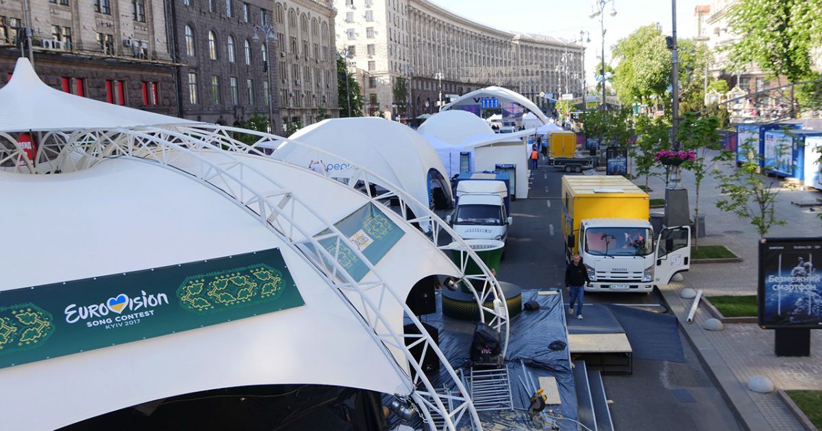 підготовка до відкриття фан-зони Євробачення_6 / © ТСН.ua