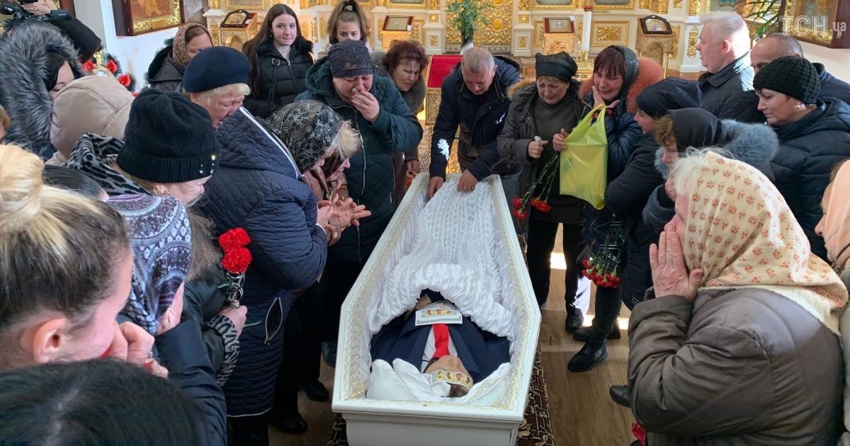 поховання Дениса Чаленка / © Фото Валерии Ковалинской/ТСН