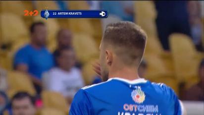 Динамо - Сталь - 2:0. Видео гола Кравца