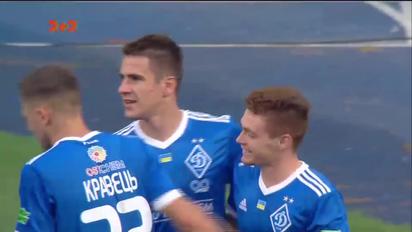 Динамо - Сталь - 1:0. Видео гола Беседина