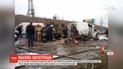 Возле Львова на объездной столкнулись сразу шесть автомобилей