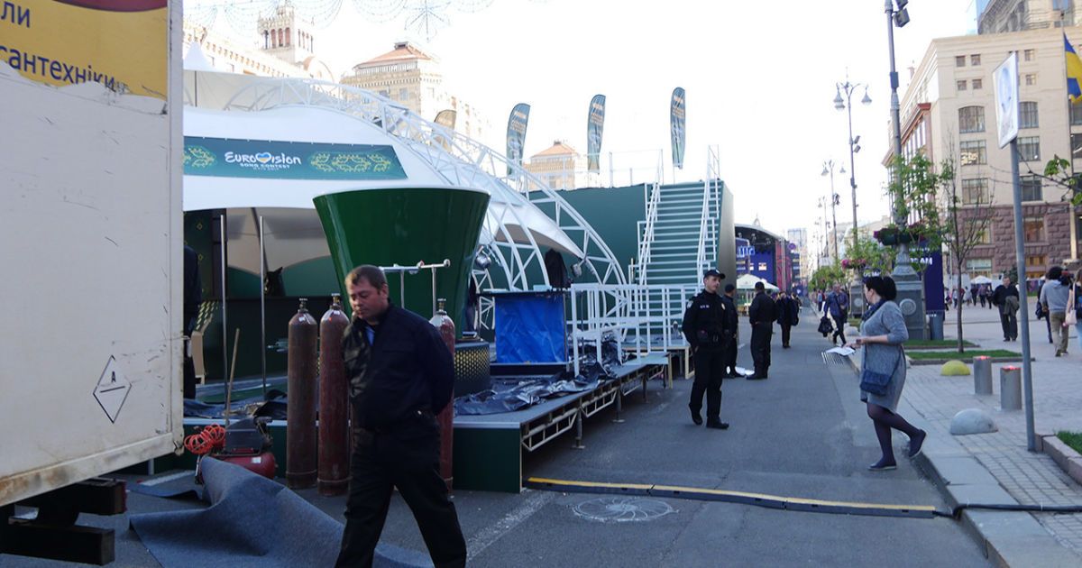 підготовка до відкриття фан-зони Євробачення_23 / © ТСН.ua