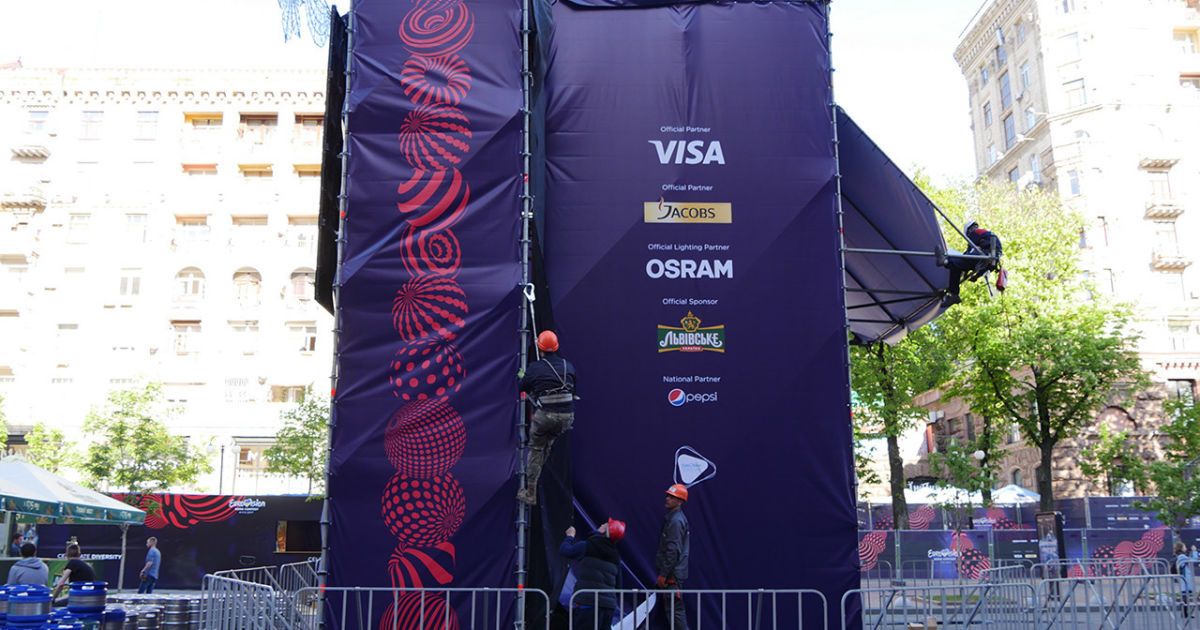 підготовка до відкриття фан-зони Євробачення_29 / © ТСН.ua