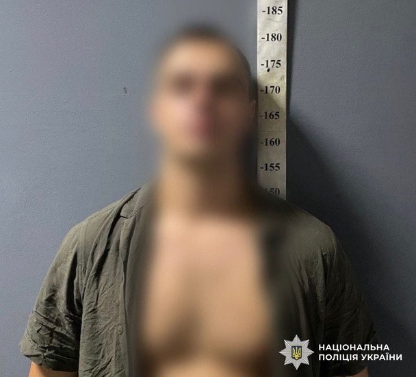 23-летний дебошир / © Полиция Киева