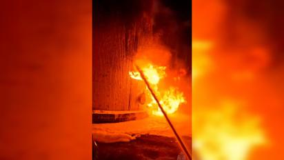 В оккупированных Ровеньках на Луганщине ударили по нефтебазе