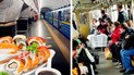 У поїзді метро Києва пасажири влаштували застілля / Колаж ТСН.ua