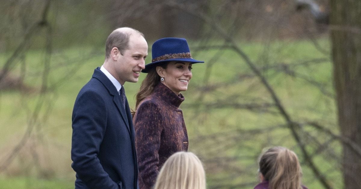 Принц Уильям и Кейт в шляпе и пальто осуществили первый в этом году публичный выход