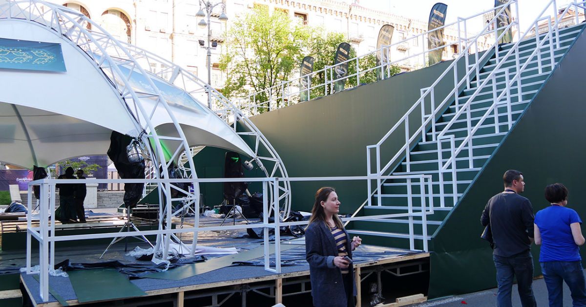 підготовка до відкриття фан-зони Євробачення_31 / © ТСН.ua