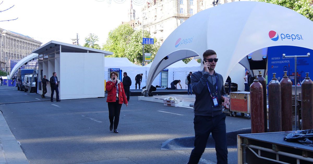 підготовка до відкриття фан-зони Євробачення_32 / © ТСН.ua