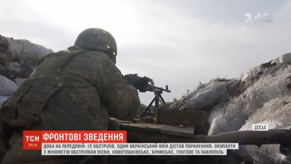 Минометный огонь на Донбассе: один украинский воин был ранен